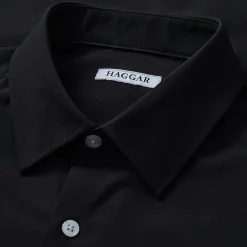 Haggar Smart Wash Mens Classic Fit Easy Care Long Sleeve Dress Shirt