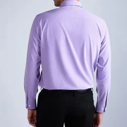 Haggar Smart Wash Mens Classic Fit Easy Care Long Sleeve Dress Shirt