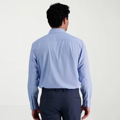 Haggar Smart Wash Mens Classic Fit Easy Care Long Sleeve Dress Shirt
