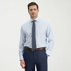 Haggar Smart Wash Mens Classic Fit Easy Care Long Sleeve Dress Shirt
