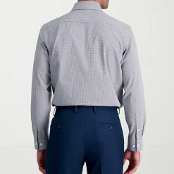 Haggar Smart Wash Mens Classic Fit Easy Care Long Sleeve Dress Shirt