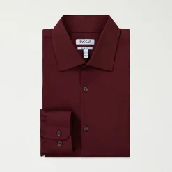 Haggar Smart Wash Mens Slim Fit Easy Care Long Sleeve Dress Shirt