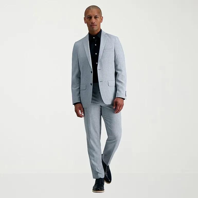Haggar Smart Wash Mens Slim Fit Easy Care Long Sleeve Dress Shirt