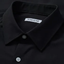 Haggar Smart Wash Mens Slim Fit Easy Care Long Sleeve Dress Shirt