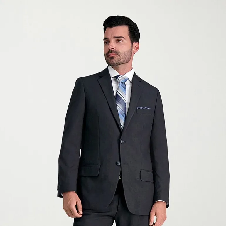 Haggar Smart Wash Premium Mens Stretch Fabric Classic Fit Suit Jacket