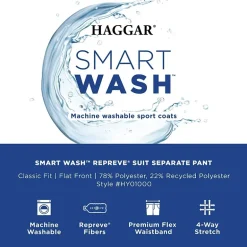 Haggar® Smart Wash™ Repreve Classic Fit Suit Separates
