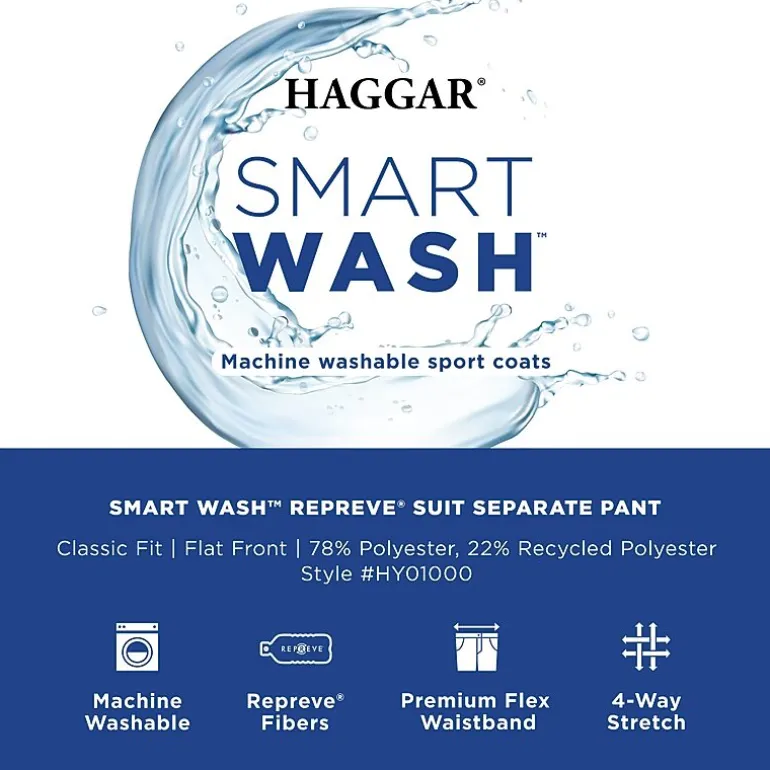Haggar® Smart Wash™ Repreve Classic Fit Suit Separates