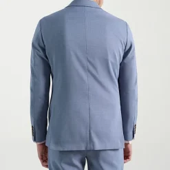 Haggar Smart Wash Tonal Plaid Mens Stretch Fabric Slim Fit Suit Separates