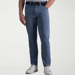 Haggar Sport Knit 5-Pocket Mens Straight Fit Flat Front Pant
