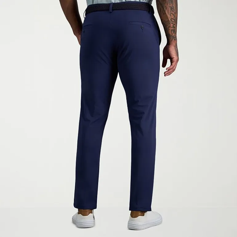 Haggar Sport Mens Athletic Fit Flat Front Pant
