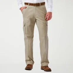 Haggar Stretch Comfort Cargo Mens Stretch Fabric Classic Fit Cargo Pant