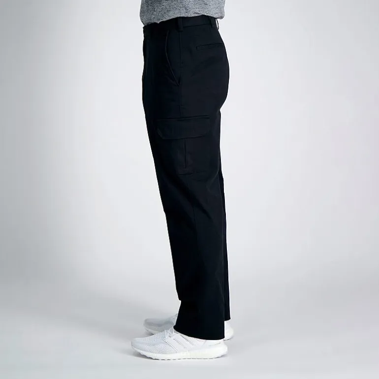 Haggar Stretch Comfort Cargo Mens Stretch Fabric Classic Fit Cargo Pant