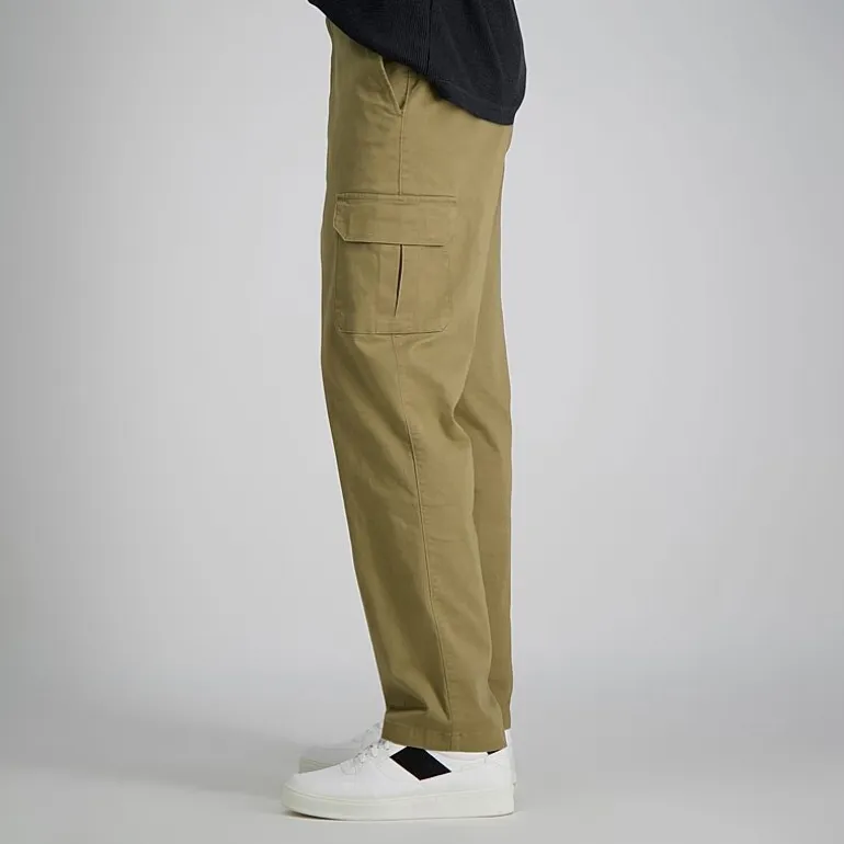 Haggar Stretch Comfort Cargo Mens Stretch Fabric Classic Fit Cargo Pant