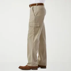 Haggar Stretch Comfort Cargo Mens Stretch Fabric Classic Fit Cargo Pant