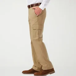Haggar Stretch Comfort Cargo Mens Stretch Fabric Classic Fit Cargo Pant
