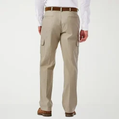Haggar Stretch Comfort Cargo Mens Stretch Fabric Classic Fit Cargo Pant