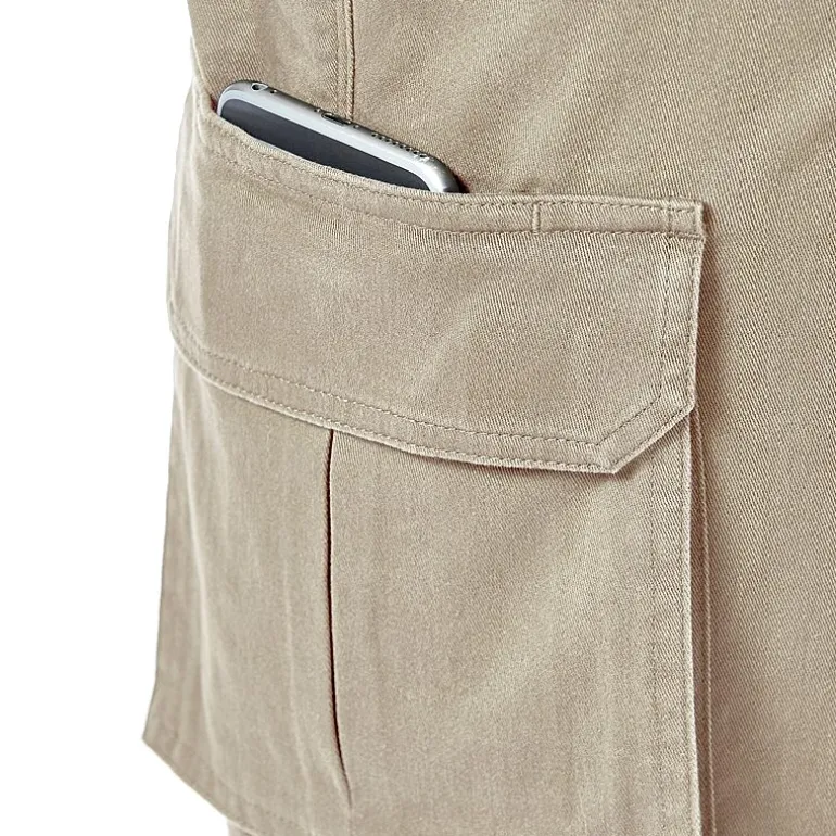 Haggar Stretch Comfort Cargo Stretch Tech Mens 10" Stretch Fabric Cargo Short