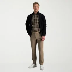 Haggar The Active Series City Flex 5 Pocket Cotton Traveler Mens Comfort Waistband Straight Fit Flat Front Pant