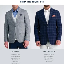 Haggar The Active Series Mens Big and Tall Stretch Fabric Classic Fit Sport Coat