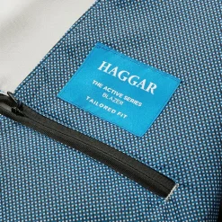 Haggar The Active Series Tailored Mens Stretch Fabric Modern Fit Sport Coat