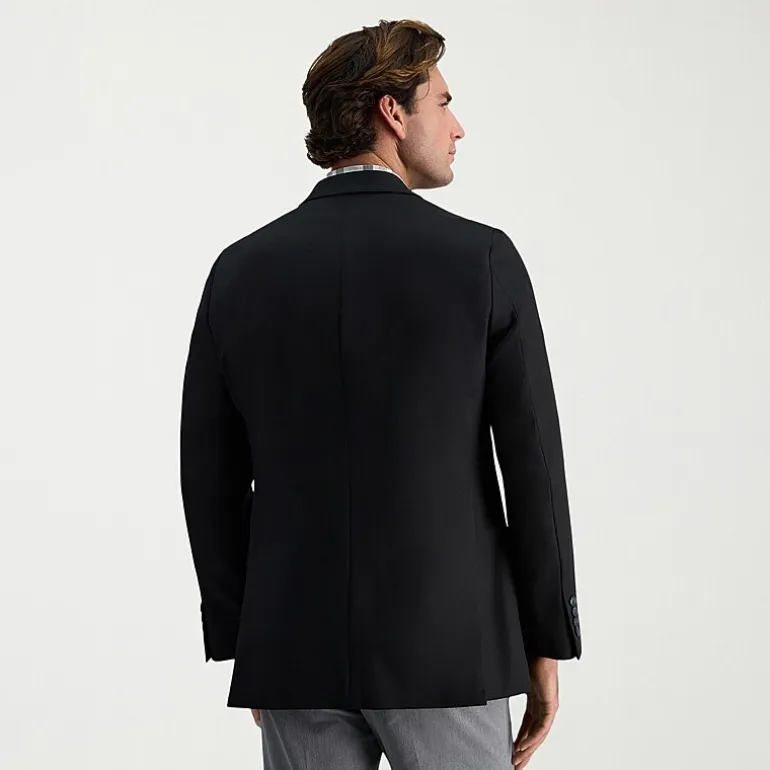 Haggar The Active Series Tailored Mens Stretch Fabric Modern Fit Sport Coat