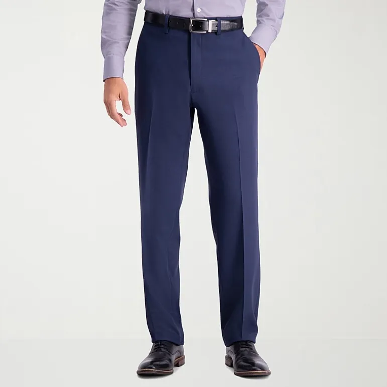 Haggar Travel Performance Tailored Mens Stretch Fabric Modern Fit Suit