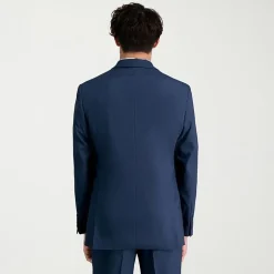 Haggar Travel Performance Tailored Mens Stretch Fabric Modern Fit Suit
