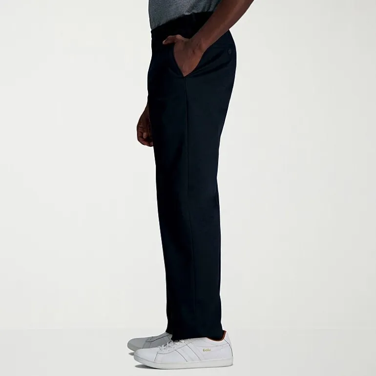 Haggar Wrinkle Free Performance Khaki Mens Classic Fit Flat Front Pant