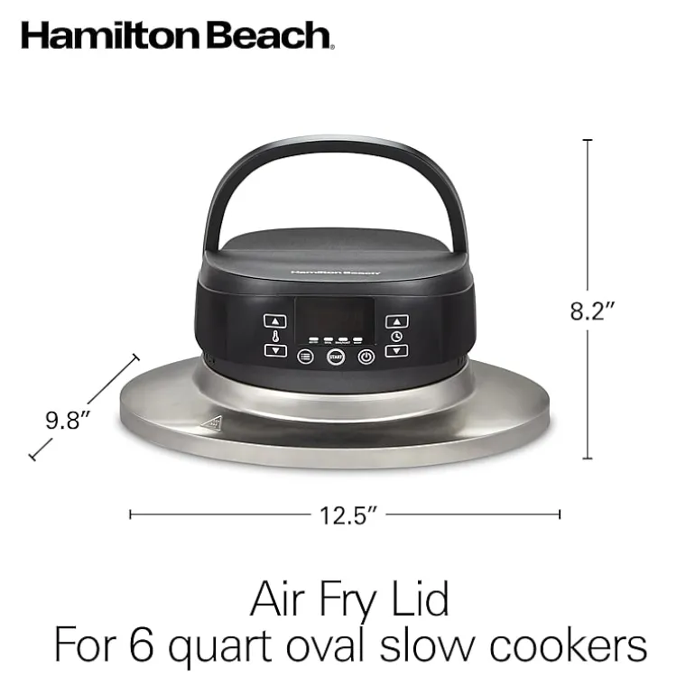 Hamilton Beach Air Fryer Lid For 6 Quart Slow Cookers