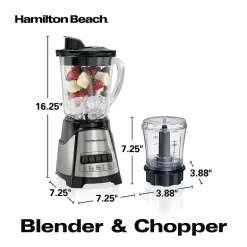 Hamilton Beach® Blender + Food Chopper Attachment