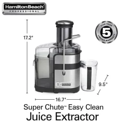 Hamilton Beach Professional Super Chute Easy Clean Juice Extractor
