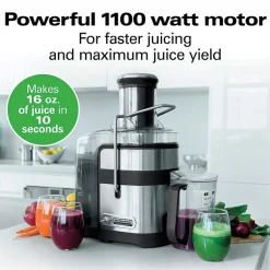 Hamilton Beach Professional Super Chute Easy Clean Juice Extractor