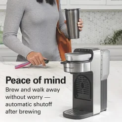 Hamilton Beach The Scoop Single Serve Coffee Maker with Removable Reservoir