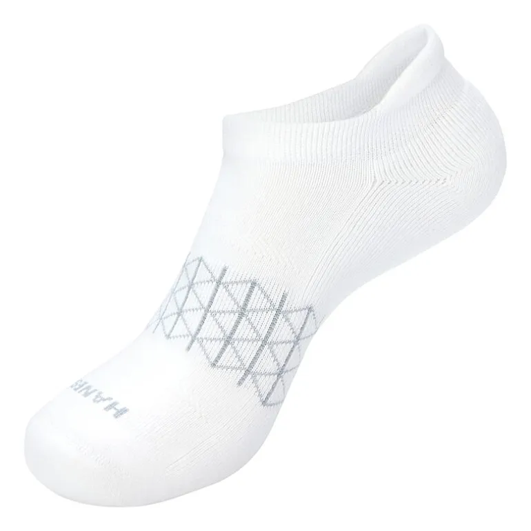 Hanes Absolute Heel Tab Mens Multi-Pack 3 Pair No Show Socks