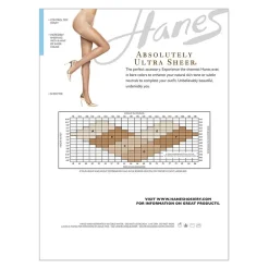 Hanes Absolutely Ultra Sheer Control Top Pantyhose 707