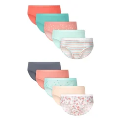 Hanes Big Kid Girls 10 Pack Hipster Panty Gucsh1