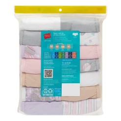 Hanes Bonus Pack Little & Big Kid Girls 12+2 Pack Briefs Gubb4b