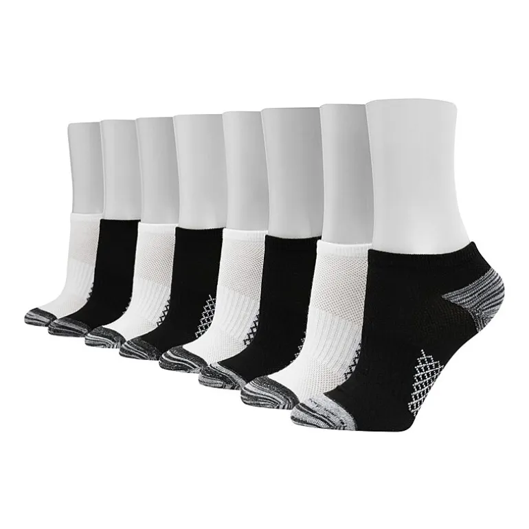 Hanes Cool Comfort Breathable Womens Multi-Pack 8 Pair No Show Socks