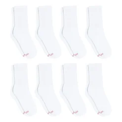 Hanes Cool Comfort Cushion Womens 8 Pair Crew Socks