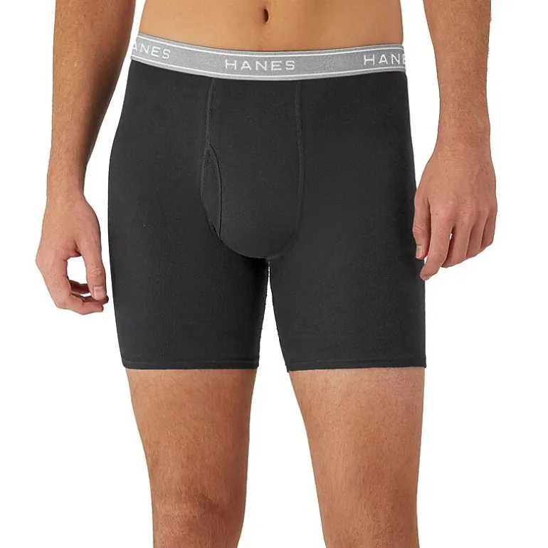Hanes Fresh Iq Bonus Pack Mens 5 Pack Boxer Briefs J349b5