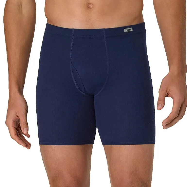 Hanes Fresh I Q Comfortsoft Mens 4 Pack Boxer Briefs J746l4