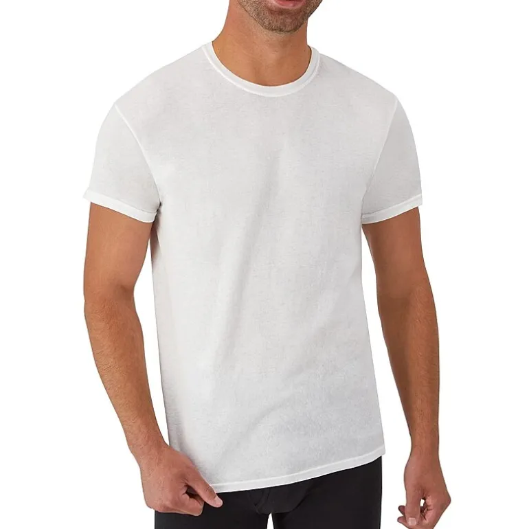 Hanes Fresh Iq Comfort Soft Mens Short Sleeve Crew Neck T-Shirt