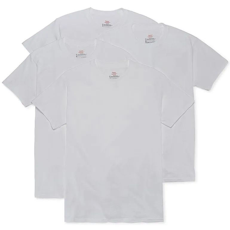 Hanes Fresh Iq Comfort Soft Mens Short Sleeve Crew Neck T-Shirt