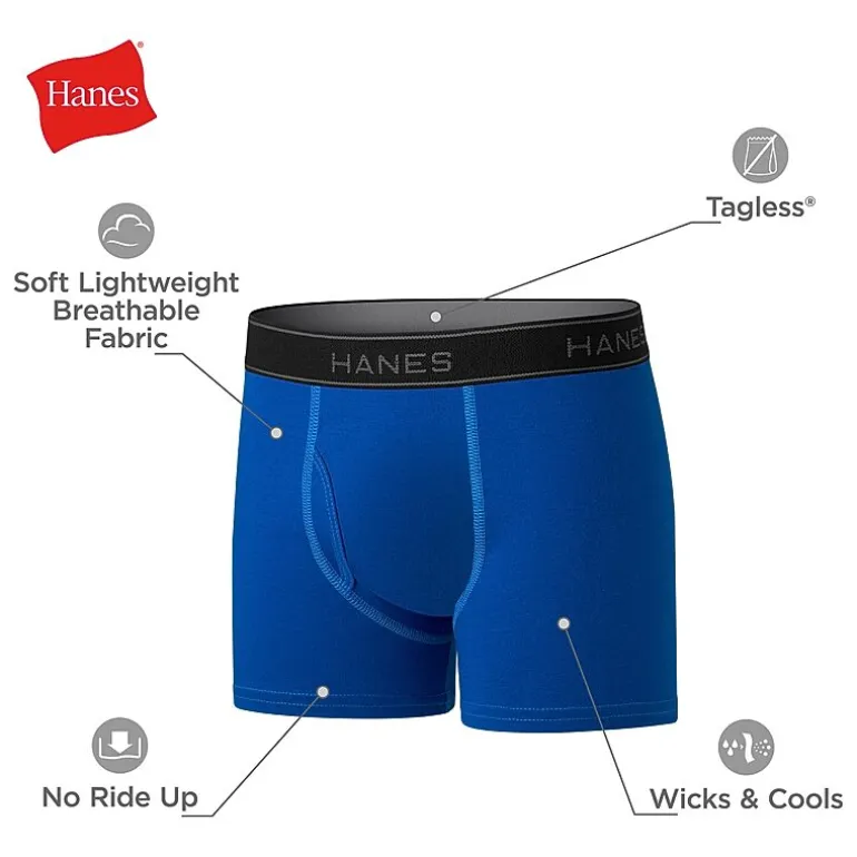 Hanes Little & Big Boys 5+2 Bonus Pack Boxer Briefs