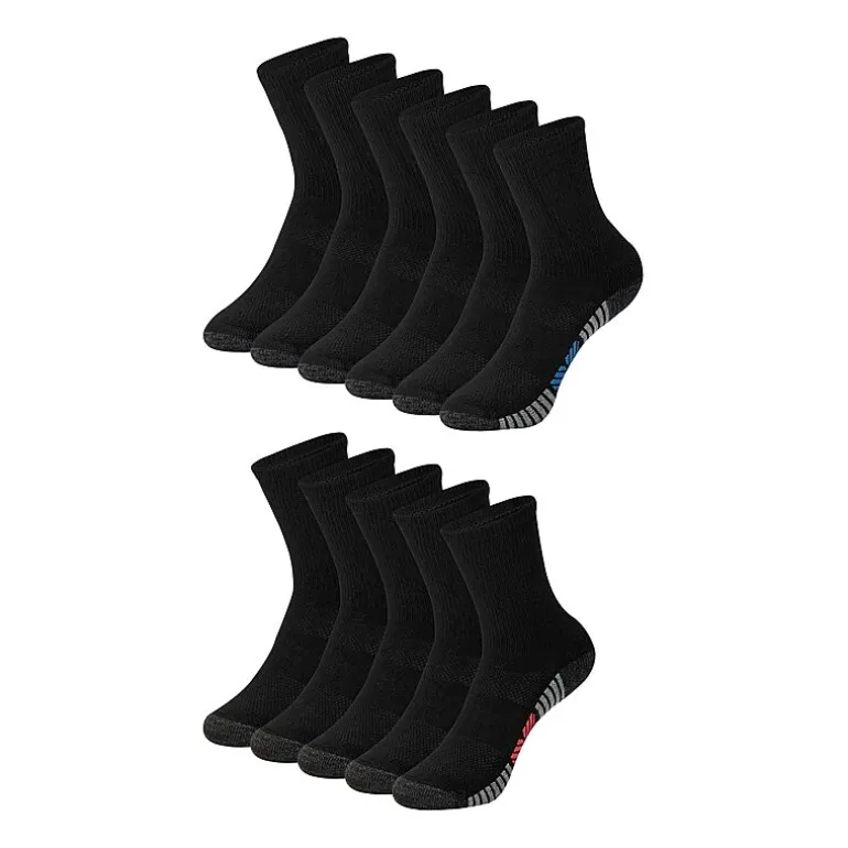 Hanes Little & Big Kid Boys 10+1 Bonus Pairs Crew Socks