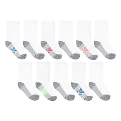Hanes Little & Big Kid Boys 10+1 Bonus Pairs Crew Socks