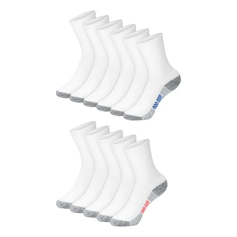 Hanes Little & Big Kid Boys 10+1 Bonus Pairs Crew Socks