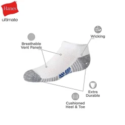Hanes Little & Big Kid Boys 10+1 Bonus Pairs No Show Socks