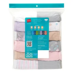 Hanes Little & Big Kid Girls 12 Pack Briefs Gubr12