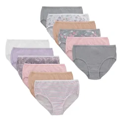 Hanes Little & Big Kid Girls 12 Pack Briefs Gubr12